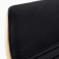 Measurement Illustration - POÄNG Armchair and footstool