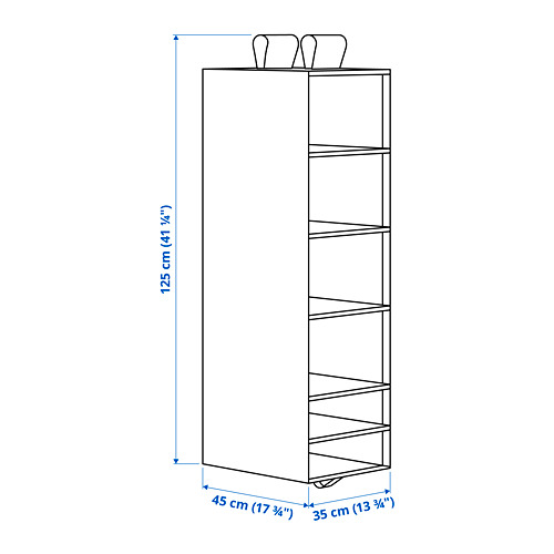 SKUBB, organizer with 6 compartments. 6 of 6 open dialog
