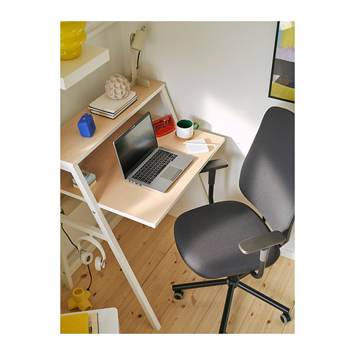 SMÖRKULL, silla de trabajo con reposabrazos. 6 de 12 abrir diálogo