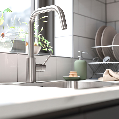 ÄLMAREN, kitchen faucet with pull-out spout. 4 of 5 open dialog