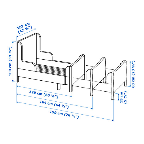 BUSUNGE, cama extensible. 3 de 6 abrir diálogo