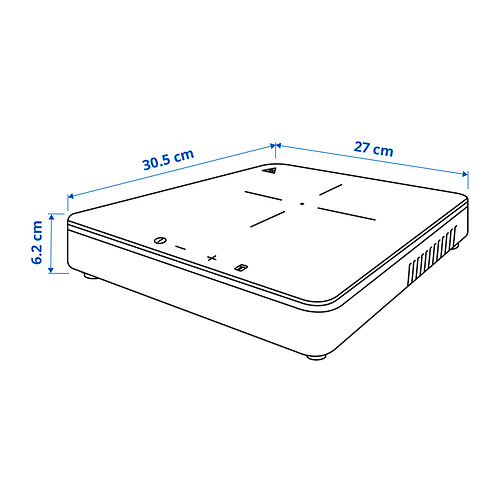 TILLREDA, portable induction cooktop. 5 of 6 open dialog