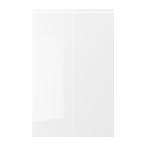 VOXTORP gloss white doors, modern design