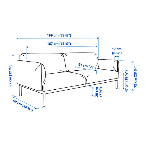 ÄPPLARYD, 2-seat sofa. 7 of 7 open dialog