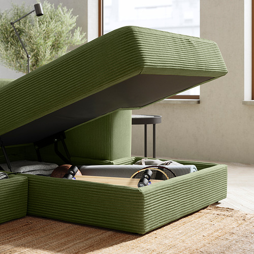 JÄTTEBO, modular corner sofa 2.5-seat with chaiselongue right. 3 of 9 open dialog
