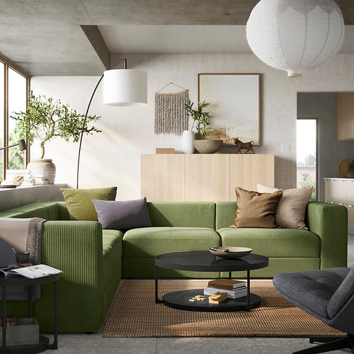 JÄTTEBO, modular corner sofa 6 seat. 2 of 8 open dialog