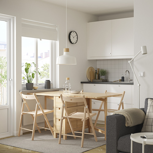 NORDEN / FRÖSVI, drop leaf table and 4 chairs. 2 of 9 open dialog