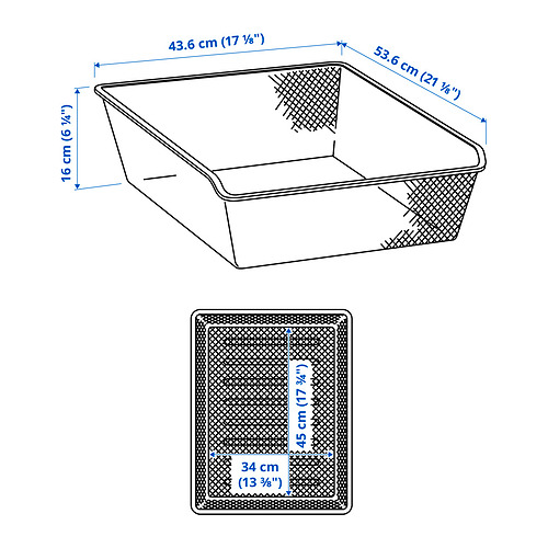 KOMPLEMENT, mesh basket. 4 of 5 open dialog