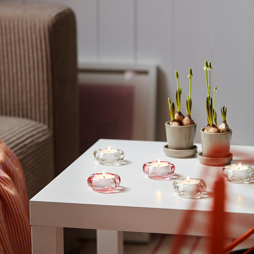 GLIMMA, unscented tealights. 5 of 6 open dialog