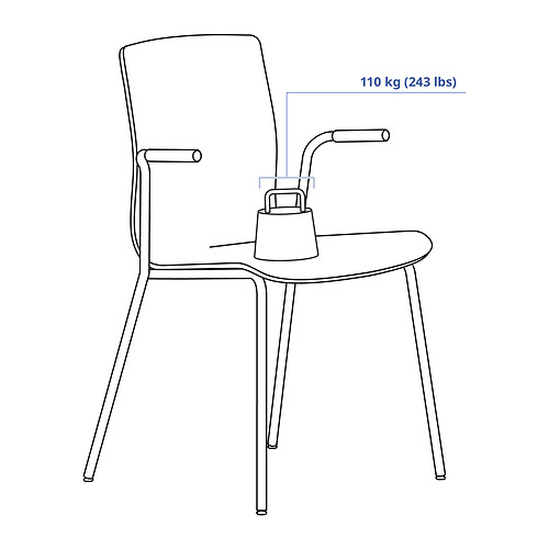 LÄKTARE, silla para reuniones. 14 de 14 abrir diálogo