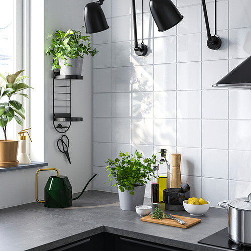 SKUGGRÖNA, soporte de plantas para pared. 2 de 6 abrir diálogo
