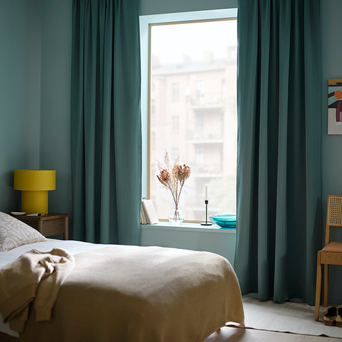 MAJGULL, room darkening curtains, 1 pair. 2 of 10 open dialog