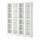 Selecciona variación de color: blanco/vidrio, 63 "x11 3/4 "x79 1/2 "