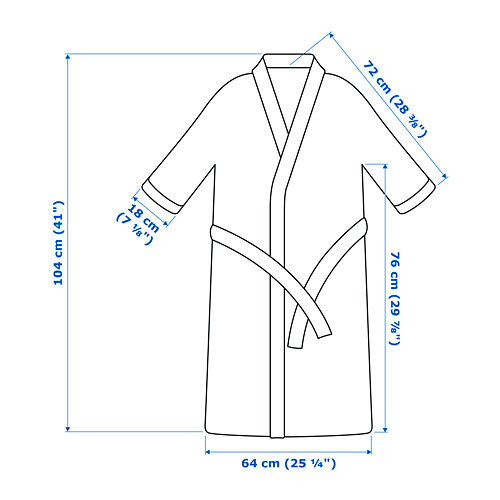SKOGSSALLAT, bathrobe. 5 of 5 open dialog