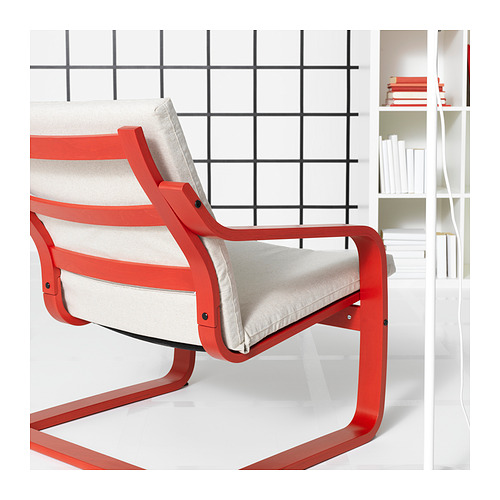 POÄNG, low-back armchair. 3 of 7 open dialog