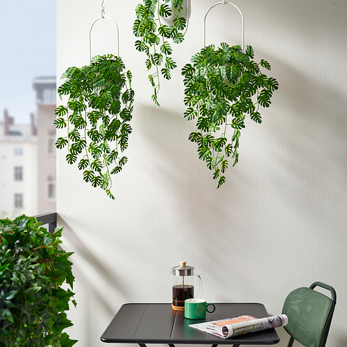 FEJKA, artificial potted plant hanging. 3 of 4 open dialog