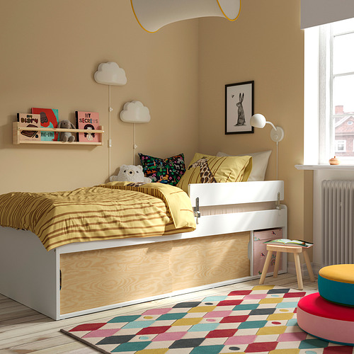 KLIPPUGGLA, bed frame with storage. 3 of 6 open dialog