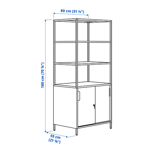 TROTTEN, cabinet with sliding doors. 11 of 13 open dialog
