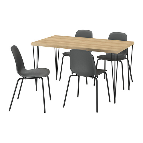 SKÅLSTA, dining table and 4 chairs. 1 of 7 open dialog