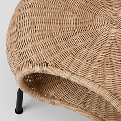 Measurement Illustration - GAMLEHULT ottoman with storage