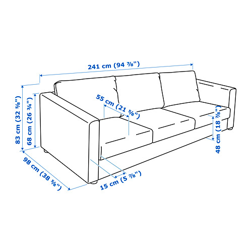 VIMLE, sofa. 7 of 7 open dialog