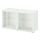 Select colour variation: White / GLASSVIK light green clear glass