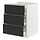 Select colour variation: white/Nickebo matte anthracite