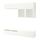Current variation: LAPPVIKEN white/SINDVIK clear glass, 94 1/2 "x16 1/2 "x91 "