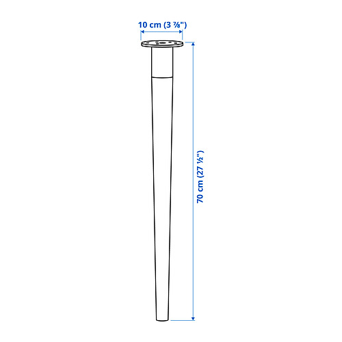 HILVER, cone-shaped leg. 4 of 7 open dialog