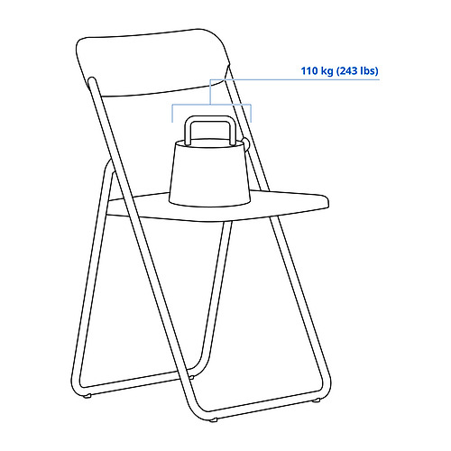 VIHALS, table and 2 folding chairs. 6 of 6 open dialog