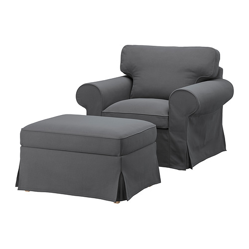 UPPLAND, armchair and ottoman. 1 of 5 open dialog