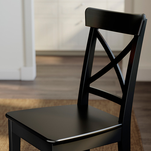 ROSENTORP, extendable round dining table and 4 chairs. 7 of 9 open dialog