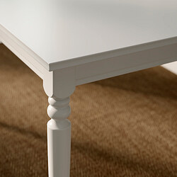 Measurement Illustration - ROSENTORP extendable dining table