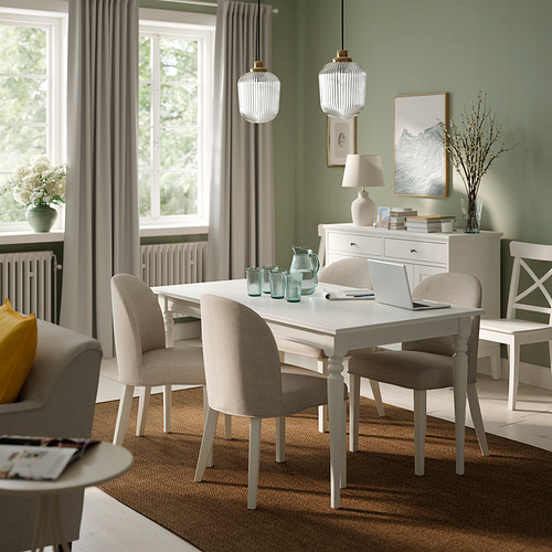 ROSENTORP, extendable dining table. 3 of 6 open dialog