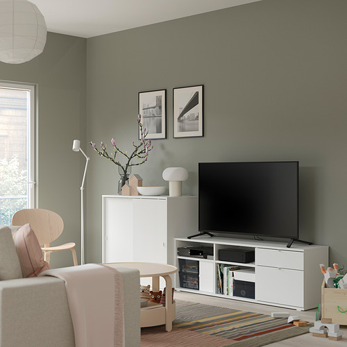 VIHALS, TV bench with storage . 2 of 4 open dialog