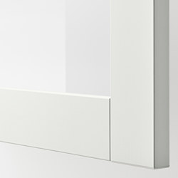 Measurement Illustration - BESTÅ display cabinet