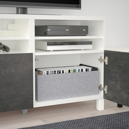 BESTÅ, TV unit with doors. 4 of 7 open dialog