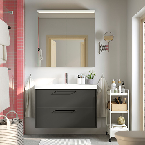 HAVBÄCK / ORRSJÖN, tocador de baño+cajones. 6 de 7 abrir diálogo