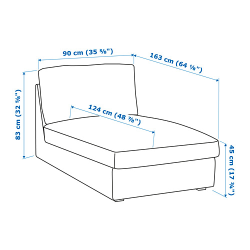KIVIK, chaiselongue. 5 of 5 open dialog