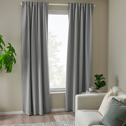 ROSENMANDEL, Translucent curtains, 1 pair. 3 of 9 open dialog