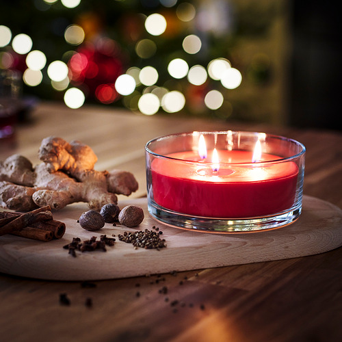 VINTERFINT, scented candle in glass, 3 wicks. 2 of 2 open dialog