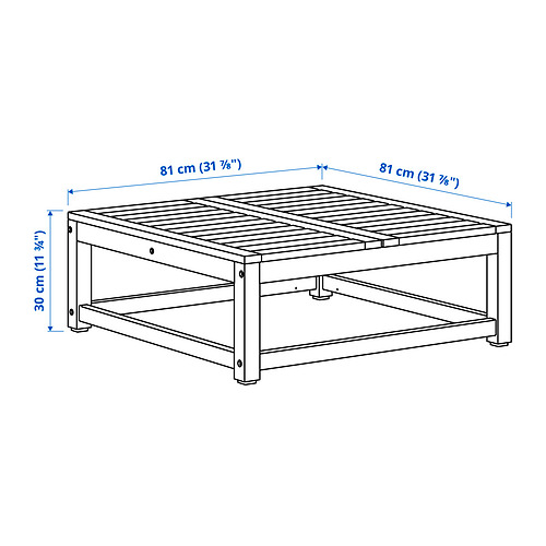 NÄMMARÖ, mesa de centro modular exterior. 7 de 7 abrir diálogo