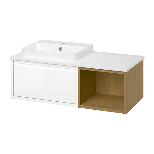 ÄNGSJÖN / BACKSJÖN, Bathroom vanity with drawer. 1 of 8 open dialog