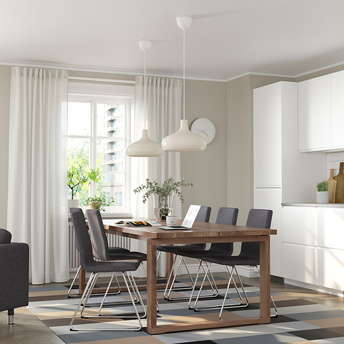 MÖRBYLÅNGA / LILLÅNÄS, table and 6 chairs. 2 of 8 open dialog