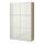 Select colour variation: White stained oak effect / SELSVIKEN high gloss white