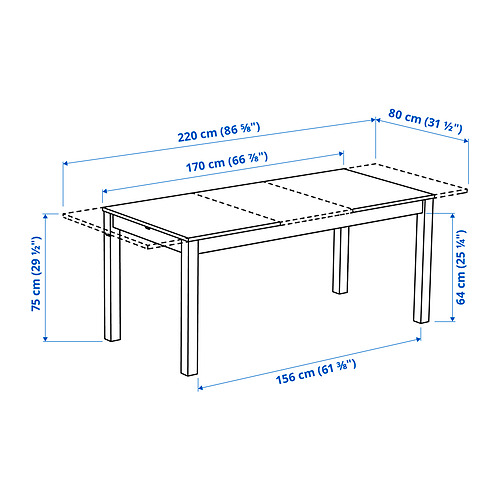 ÅLHULT / NORDMANSSKÄR, table and 6 chairs. 7 of 9 open dialog