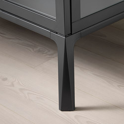 Measurement Illustration - MILSBO glass-door cabinet