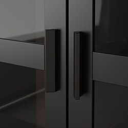 Measurement Illustration - BRIMNES TV storage combination/glass doors