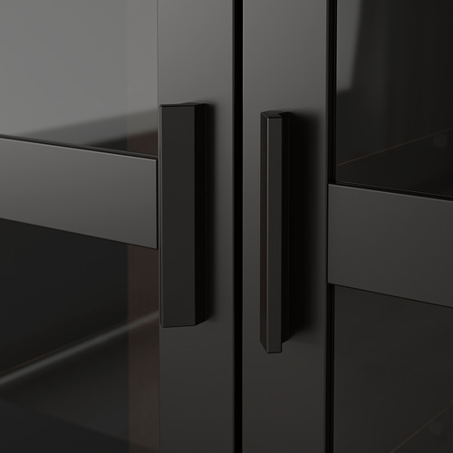 BRIMNES, TV storage combination/glass doors. 5 of 9 open dialog