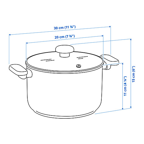 MIDDAGSMAT, olla con tapa. 9 de 9 abrir diálogo